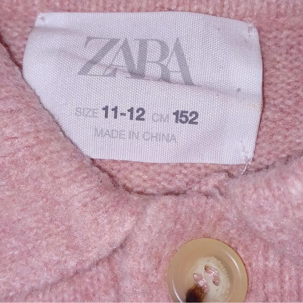 Zara Blush Wool Blend Jacket
